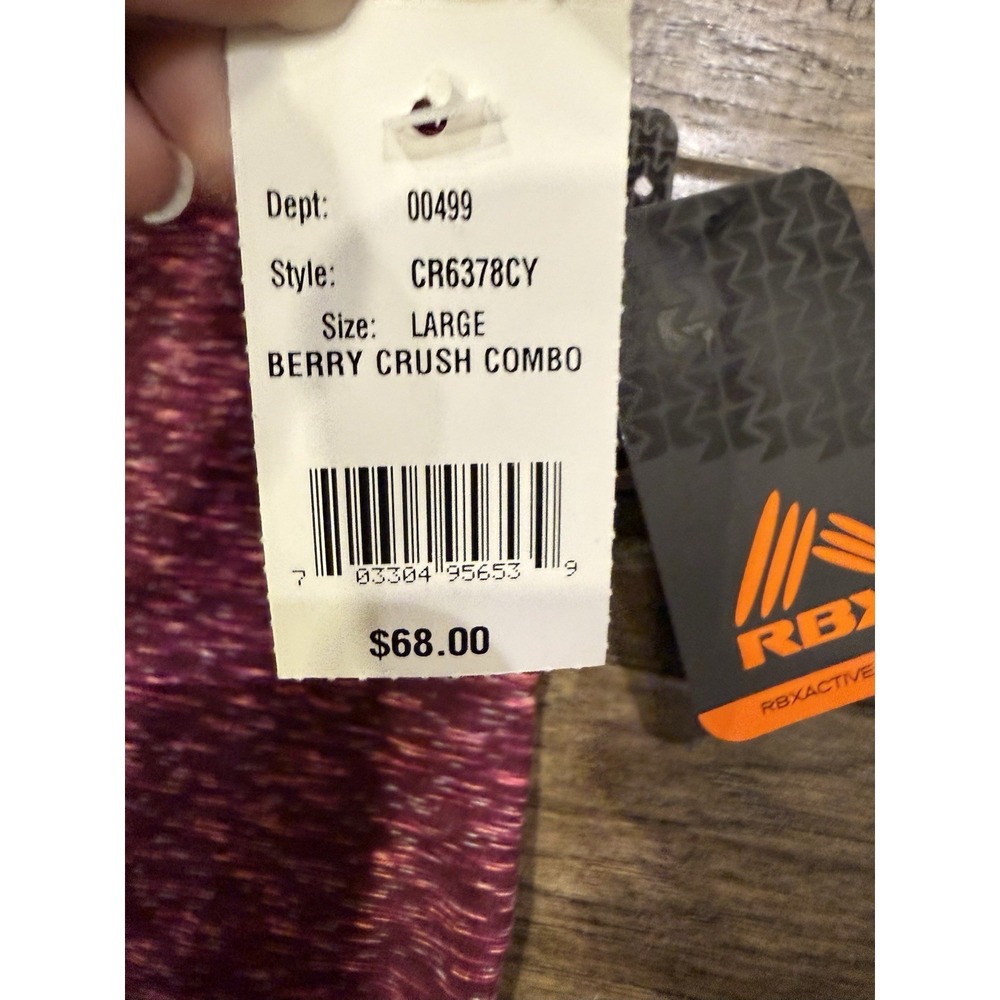 New RBX Full Length Leggins Women's Size Large Berry Crush - Picture 6 of 7